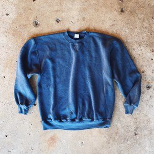 Vintage Russell Crewneck Sweater Navy